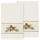 preview thumbnail 5 of 17, Authentic Hotel and Spa 100% Turkish Cotton Pierre 2PC Embellished Bath Towel Set Cream