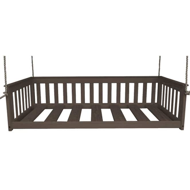 Pine Twin Size Mission-Style Daybed with Rope