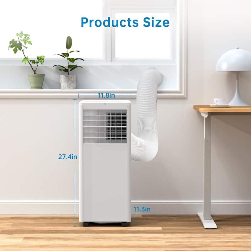 8000 BTU Portable AC Air Conditioner Unit, Air Conditioner with Remote Control