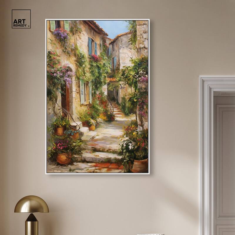 Mediterranean Charm II Canvas by Art Remedy
