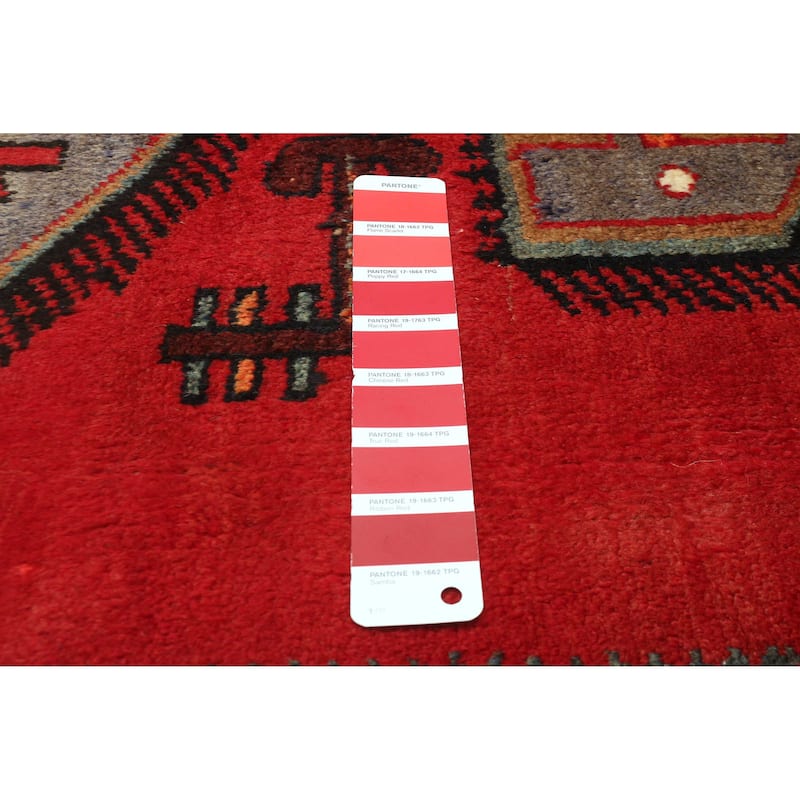 ECARPETGALLERY Hand-knotted Konya Anatolian Red Wool Rug - 4'4 x 7'1