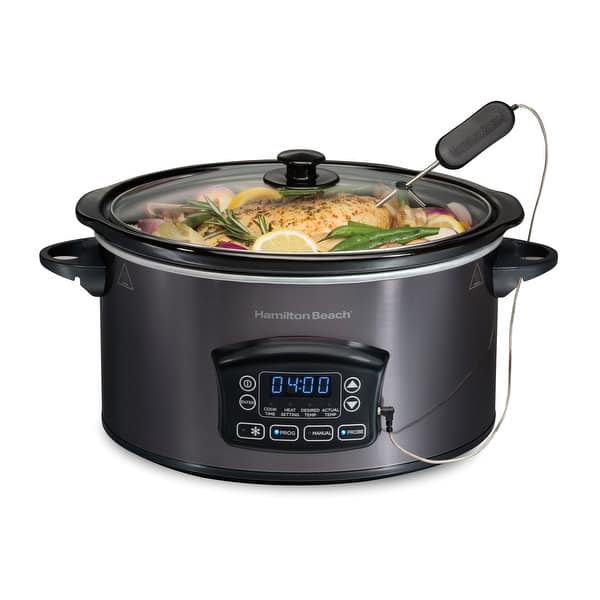 Crock-Pot 7Quart Programmable Cook & Carry Extra Large Slow Cooker Digital  Timer for sale online
