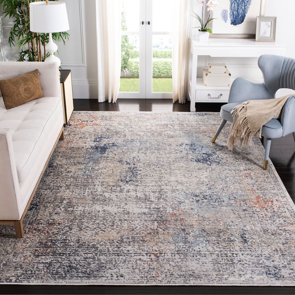 SAFAVIEH Dream Pandora Guruzne Vintage Abstract Viscose Rug