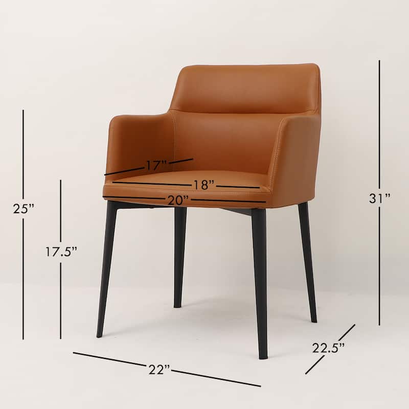 Williamsburg Leatherette Arm Chair