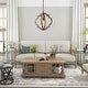 preview thumbnail 4 of 21, Modern Farmhouse 1/3-Light Wood Rustic Chandelier Lantern for Kitchen Island