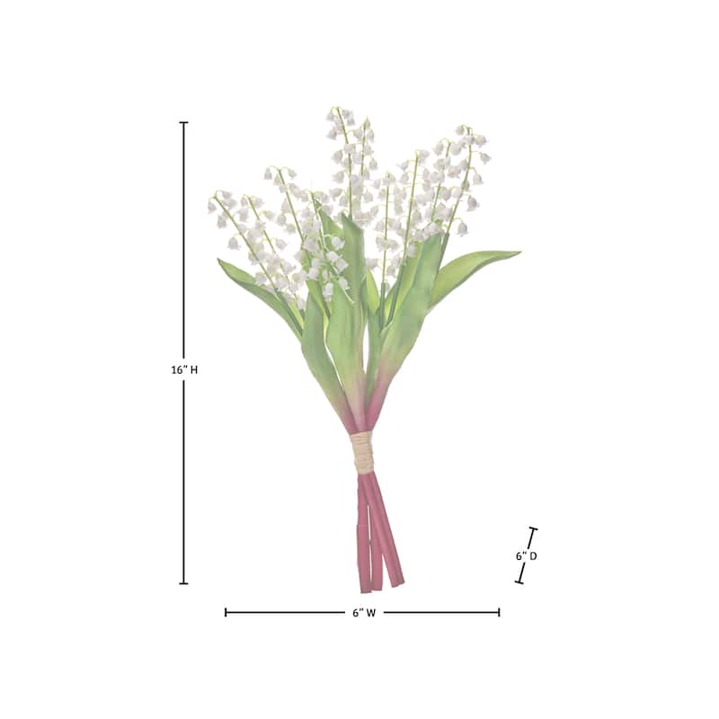 16" Pe Lily Of The Valley Bundle