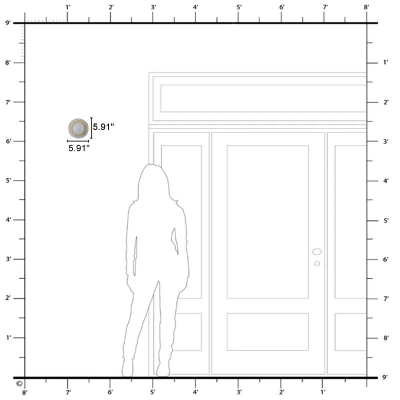 Gold Lotus Leaf Textured Glass Plate Wall Sconce Moon Globe Lampshade