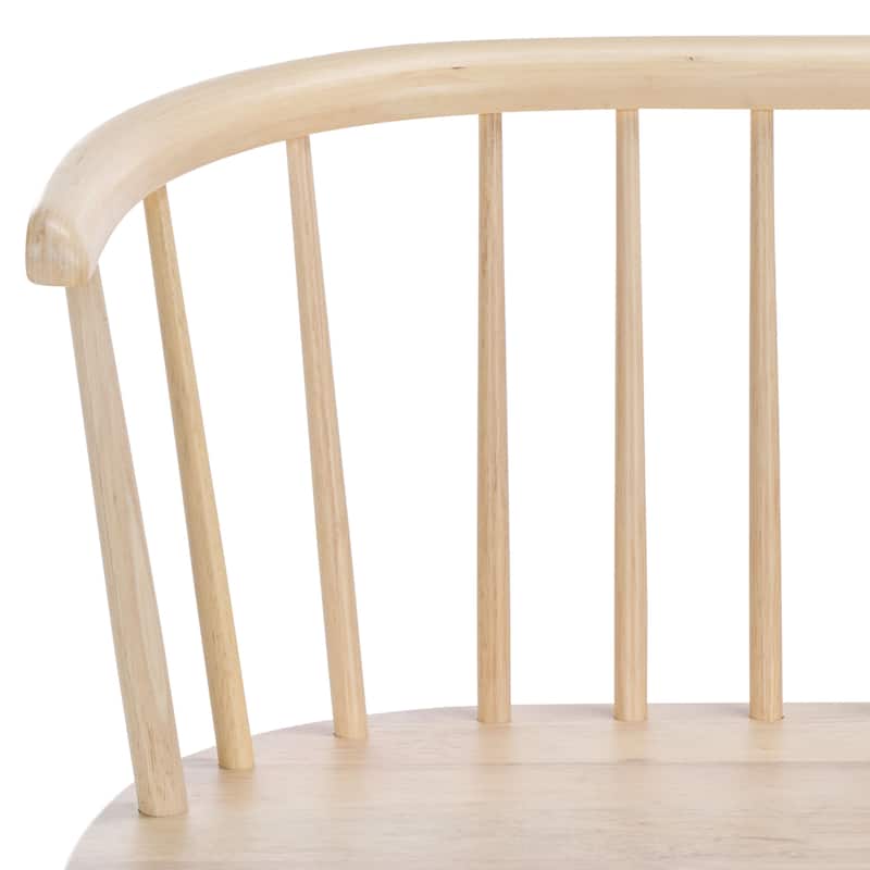 SAFAVIEH Sibyl Farmhouse Solid Wood Spindle Bench - 53"W x 19"D x 31"H