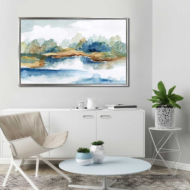 "Blue Serenity" Print on Floating Canvas