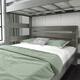 Max and Lily Farmhouse Twin over Queen L Shaped Bunk Bed
