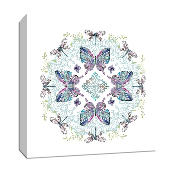PTM Images 9-147754 PTM Canvas Collection 12" x 12" - "Nature's Kaleidoscope II" Giclee Leaves Art Print on Canvas
