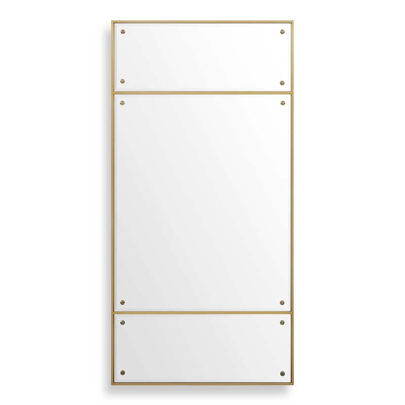 Uttermost Wrenton Brass Rectangular Mirror