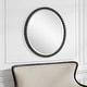 preview thumbnail 6 of 4, Uttermost Dandridge Round Industrial Mirror