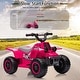 preview thumbnail 3 of 3, 6V Ride-On ATV, Ride-On Vehicle, with Rechargeable Battery, Drive Forward and Reverse, Max Weight 55 lbs, Rose Red