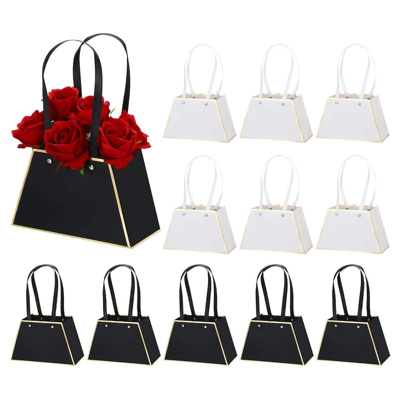 Flower Gift Box, 12 Pcs Paper Flower Gift Bags