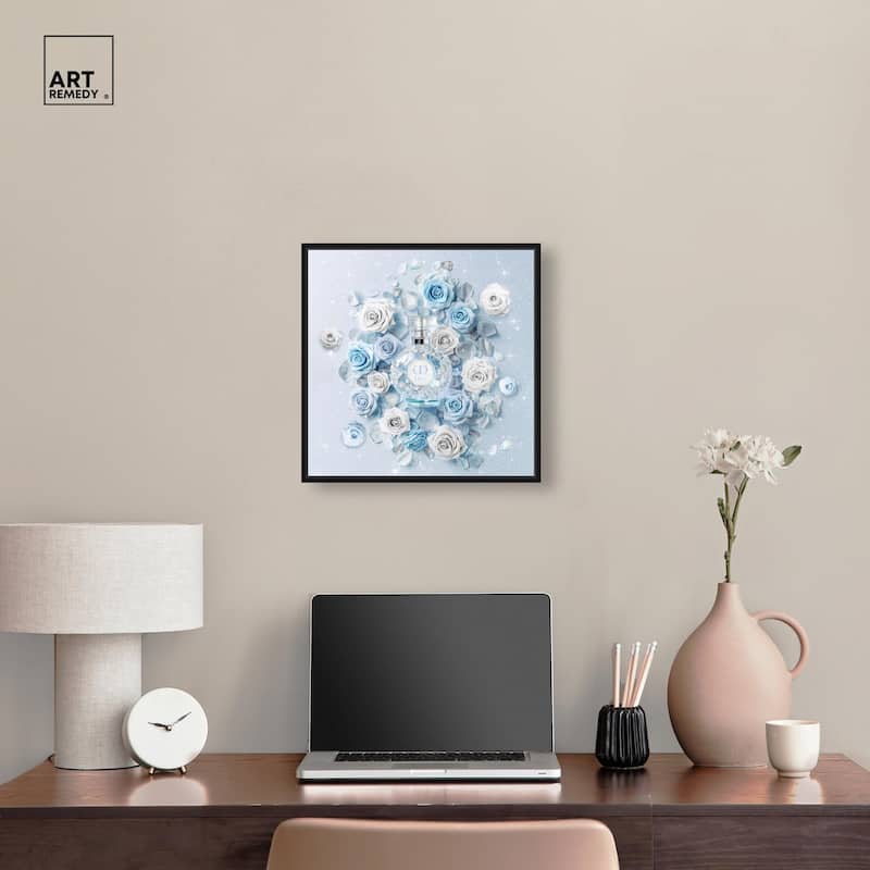 Sparkling Floral Perfume II Canvas by Art Remedy