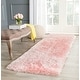 preview thumbnail 12 of 93, SAFAVIEH Handmade Arctic Shag Guenevere 3-inch Extra Thick Rug 2'3" x 8' Runner - Pink
