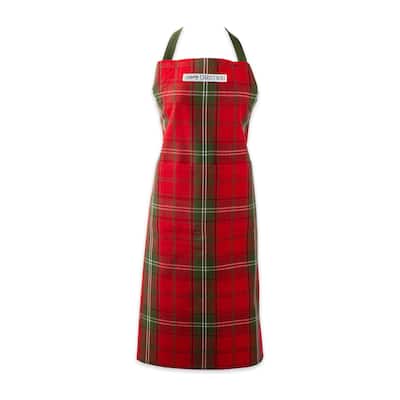 DII Vintage Tartan Chef Apron, One Size