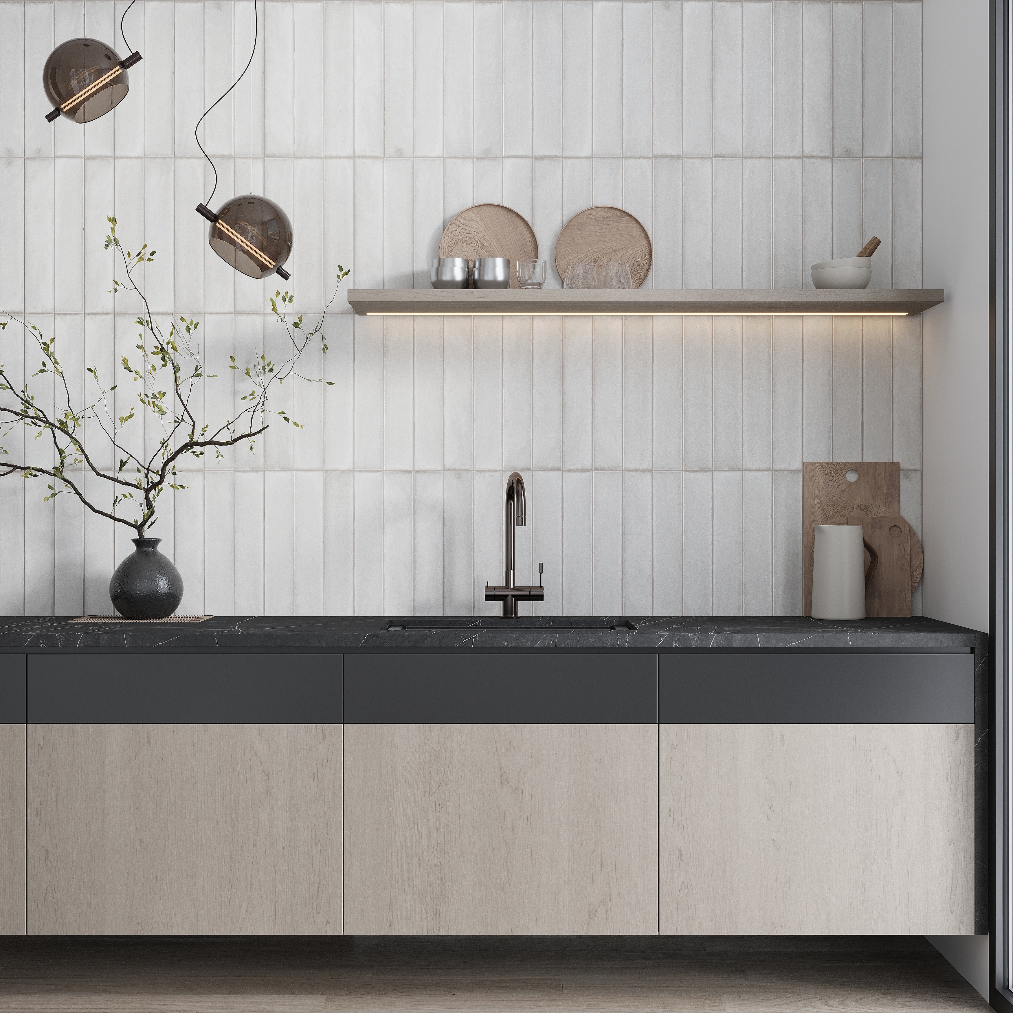 Cadence 3x16 Crisp White Porcelain Subway Wall and Floor Tile (14.21 sq ft/case) - 44 Pack