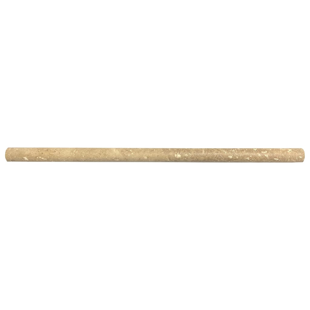 Tuscany Brown Travertine 0.62" x 12" Pencil Liner