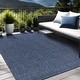 preview thumbnail 10 of 9, Aloha Washable Solid Indoor Outdoor Area Rug Patio Deck Living Room