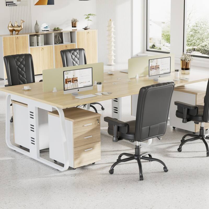 Adjustable Home Office Desk Chair, Desk Chair Executive Office Chair Computer Chair Ergonomic Mid Back with 360° Swivel