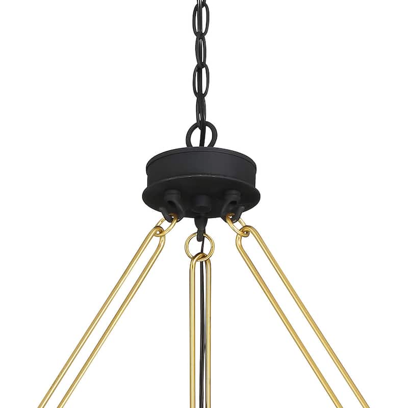 Update 12-light 40In Modern Farmhouse Wagon Wheel Chandelier