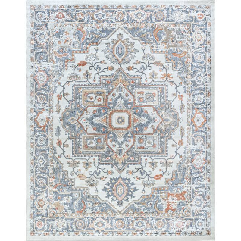 Allegra Oriental Medallion Indoor Area Rug