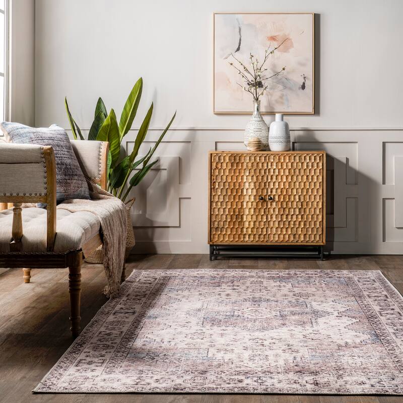 Nuloom Sharyn Traditional Vintage Cotton Area Rug