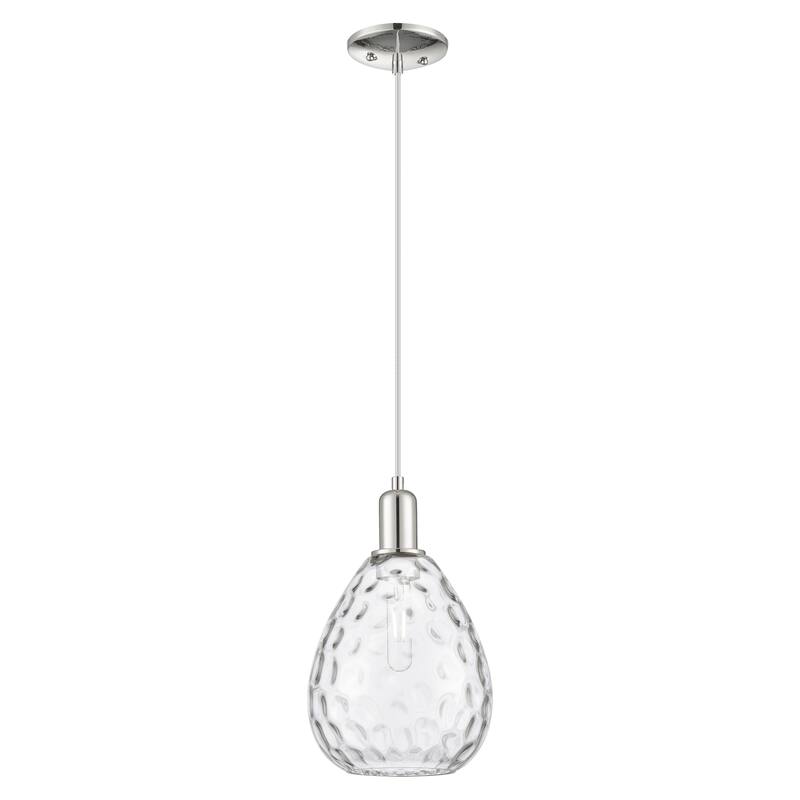 Innovations Lighting Endless Possibilities Arcadia - Waverly - 1 Light 8" Cord Hung Mini Pendant - Polished Nickel