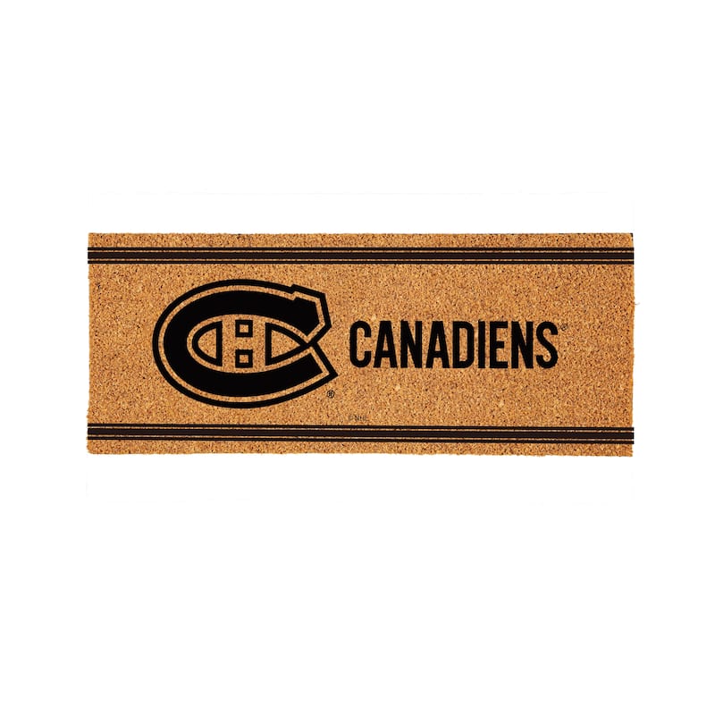 Montreal Canadiens Monochrome Indoor/Outdoor Coir Door Mat