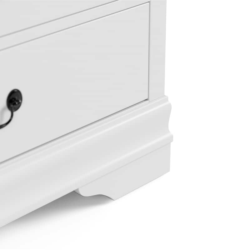 Furniture of America Devi Traditional Solid Wood 5-drawer Chest