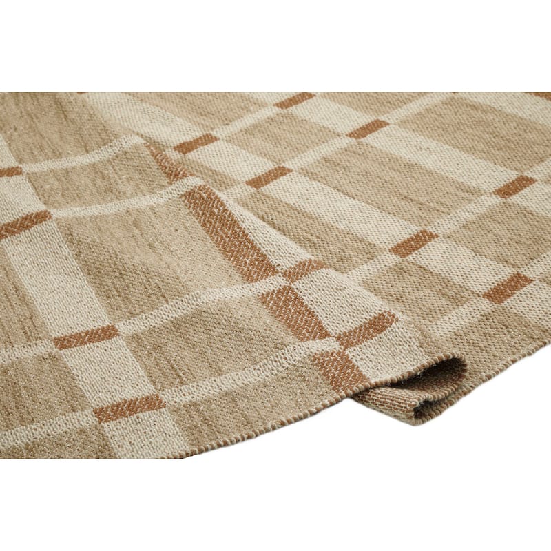 Terra by Obeetee Aurora Block Beige Rug