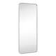 preview thumbnail 119 of 123, TEHOME Kengston Modern & Contemporary Rectangular Bathroom Vanity Mirror 20'' x 55'' - Brushed Nickel