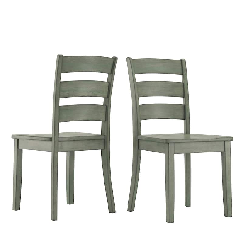 Wilmington II Wood Dining Chairs (Set of 2) by iNSPIRE Q Classic - Antique Sage