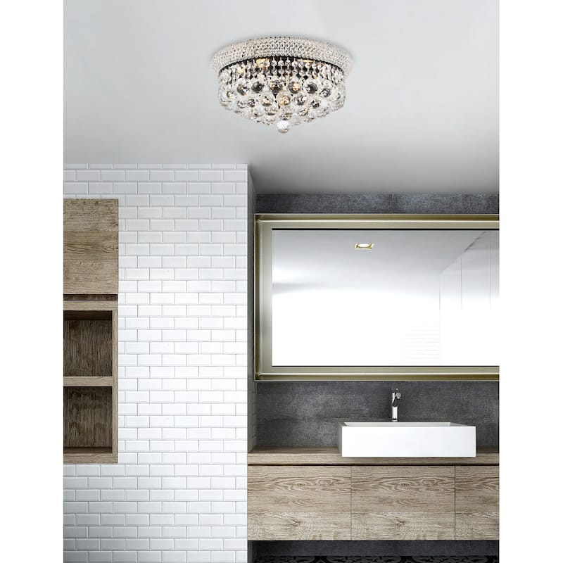 Elegant Lighting V1800F16/RC Primo 8 Light 16" Wide Flush Mount