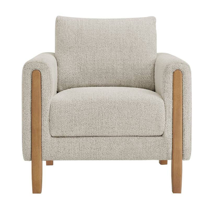 Hawken Boucle Fabric Accent Armchair