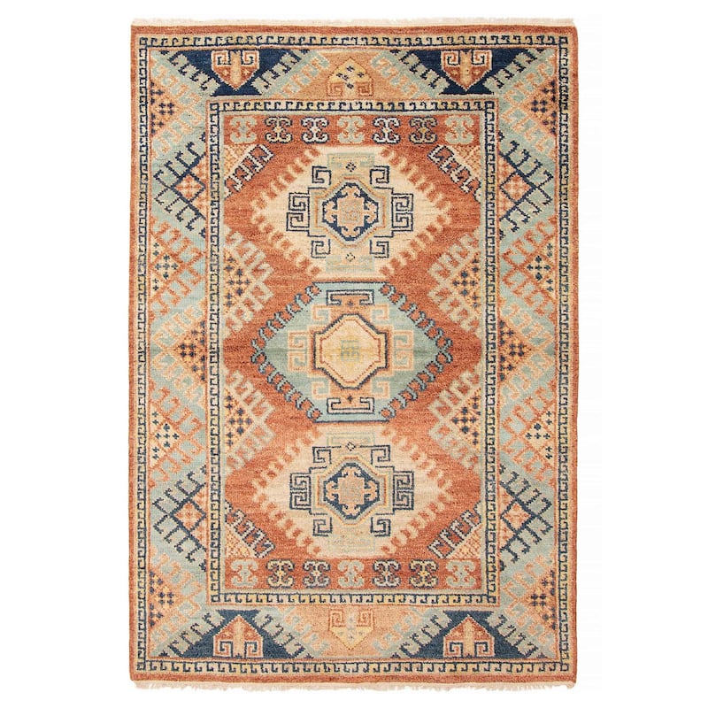 ECARPETGALLERY Hand-knotted Jules Serapi Copper Wool Rug - 5'5 x 8'0 - Copper - 5'5 x 8'0