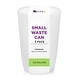 preview thumbnail 1 of 60, HOLD N’ STORAGE - Set of 2 Small Trash Can with Open Top for Compact and Tight Spaces – 1.58 Gallon Capacity Glossy White
