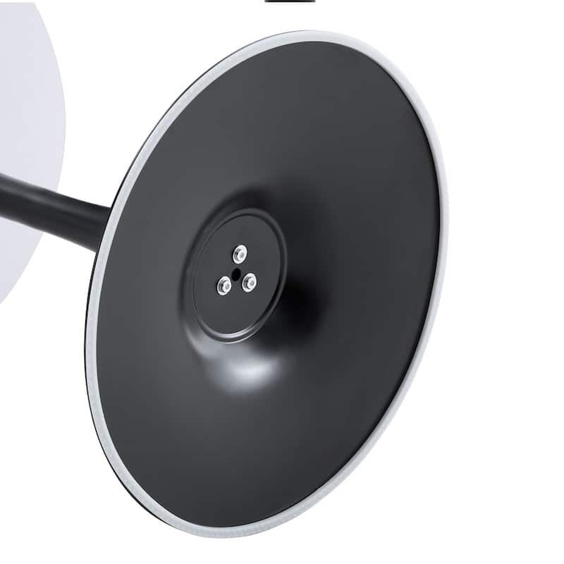 Round Dining Table, 31.5" Circle Tulip Table with Thickened Tabletop & Metal Pedestal, Mid Century Modern Bistro Table