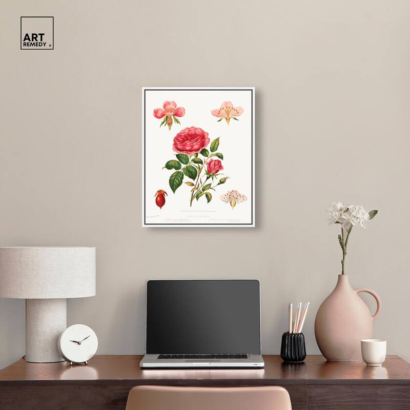 Rose and its parts (1872) Canvas by Art Remedy