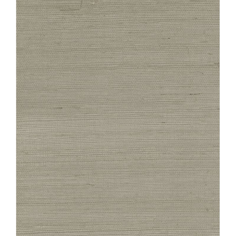 Seabrook Designs Dove Sisal Gasscloth Unpasted Wallpaper - 36 in W x 24 ft. L - 36 in W x 24 ft. L - Dove