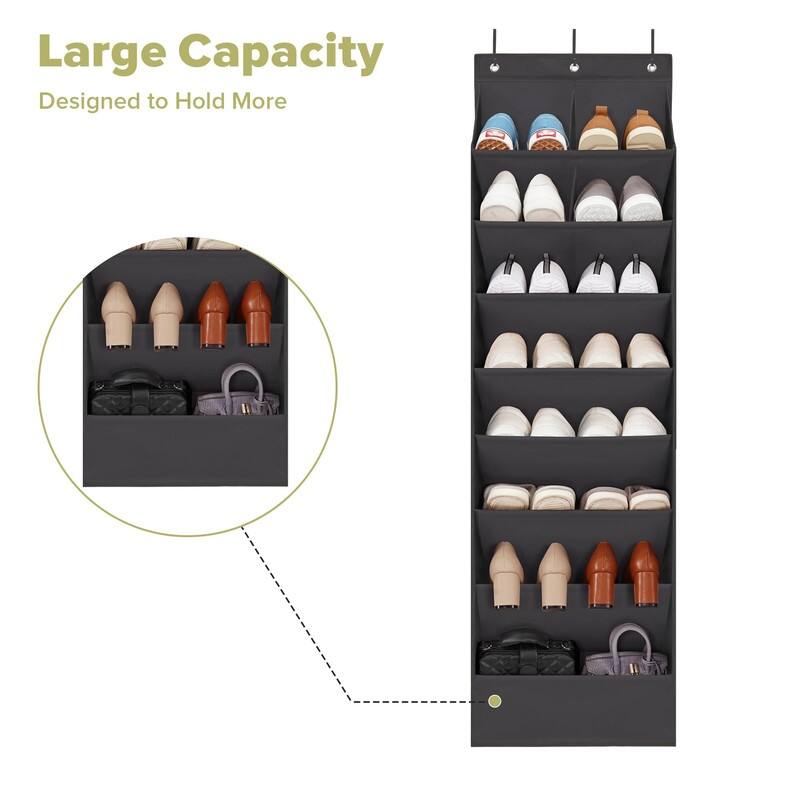 Over the Door Shoe Organizer with 10 Pockets
