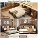 preview thumbnail 6 of 14, Garvee Modern Twin Daybed with Classic Headboard, Metal Sofa Bed Frame Heavy Duty Steel Slats Support