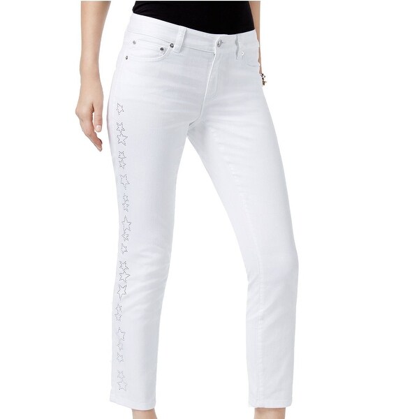 michael kors embellished jeans