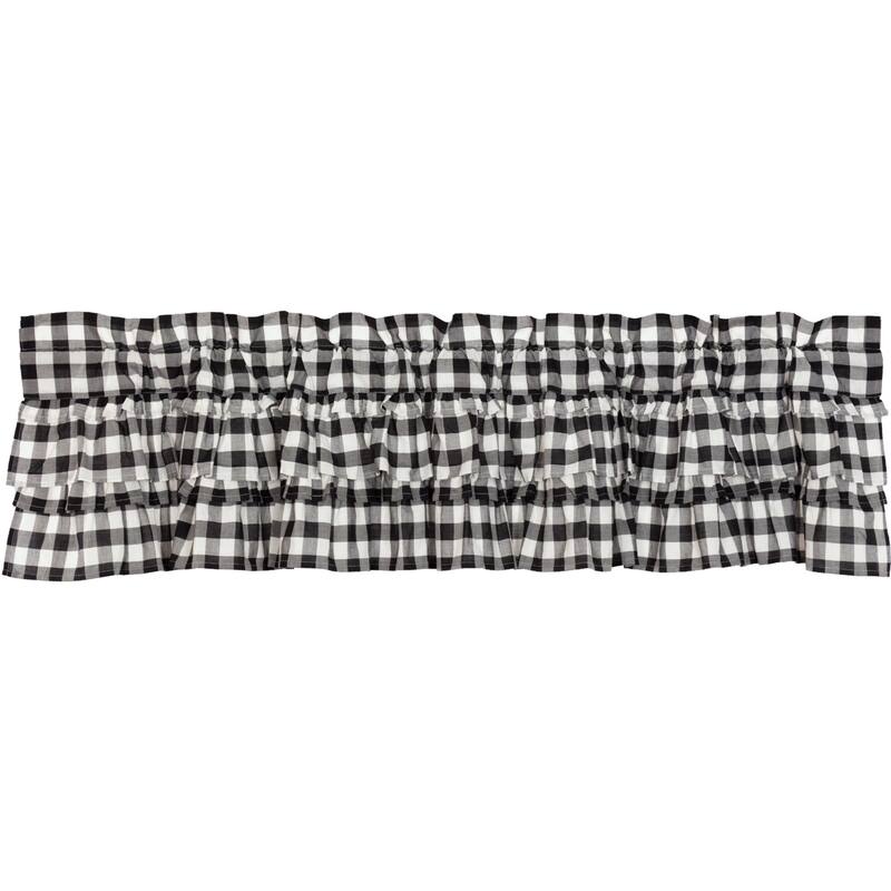 Annie Buffalo Check Ruffled Valance