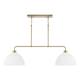 Option Aged Brass and White