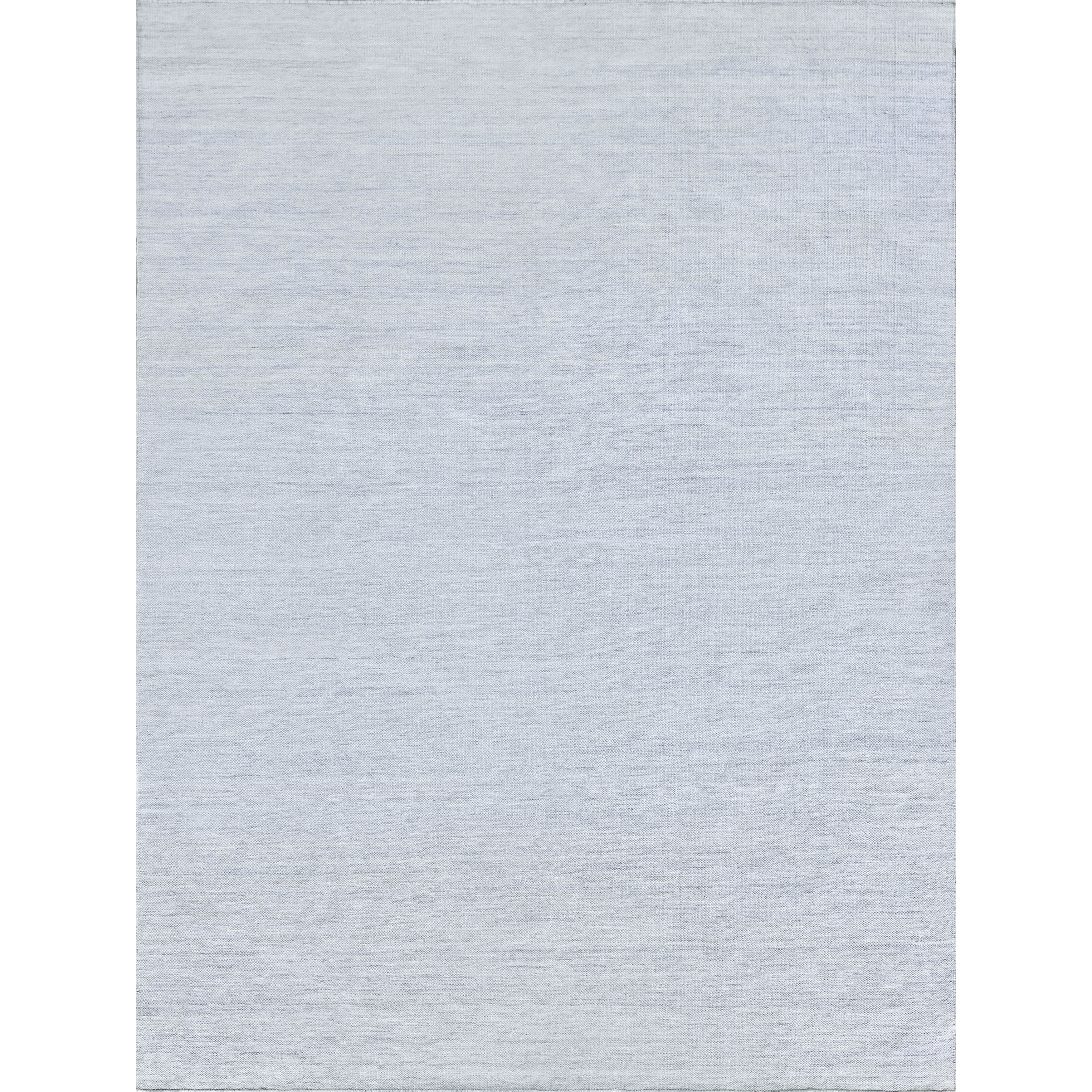 EXQUISITE RUGS Kashmir Indoor/Outdoor Flatweave PET yarn Light Blue Area Rug.