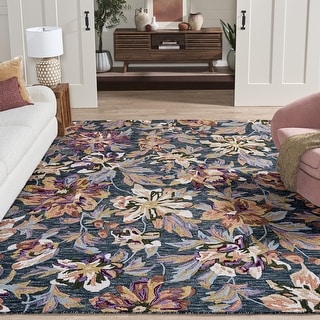 SAFAVIEH Handmade Blossom Ragnhild French Country Floral Wool Rug