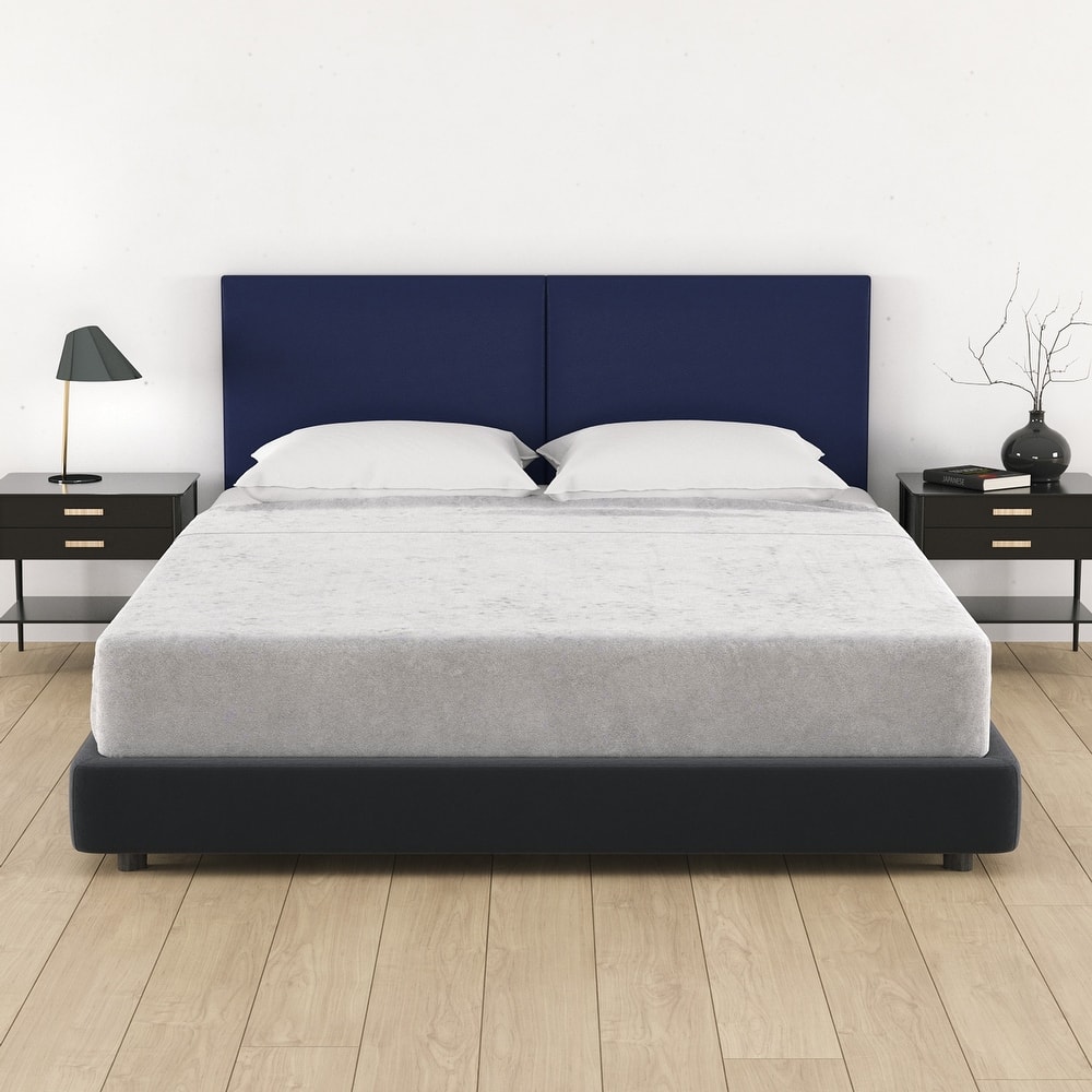 Jaxx Panelist Modern Padded Headboard in Premuim Vegan Leather - Set of 2 Wall Mounted Panels